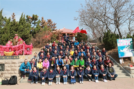 煙臺華順油氣潤滑司慶之長島旅游集體合影